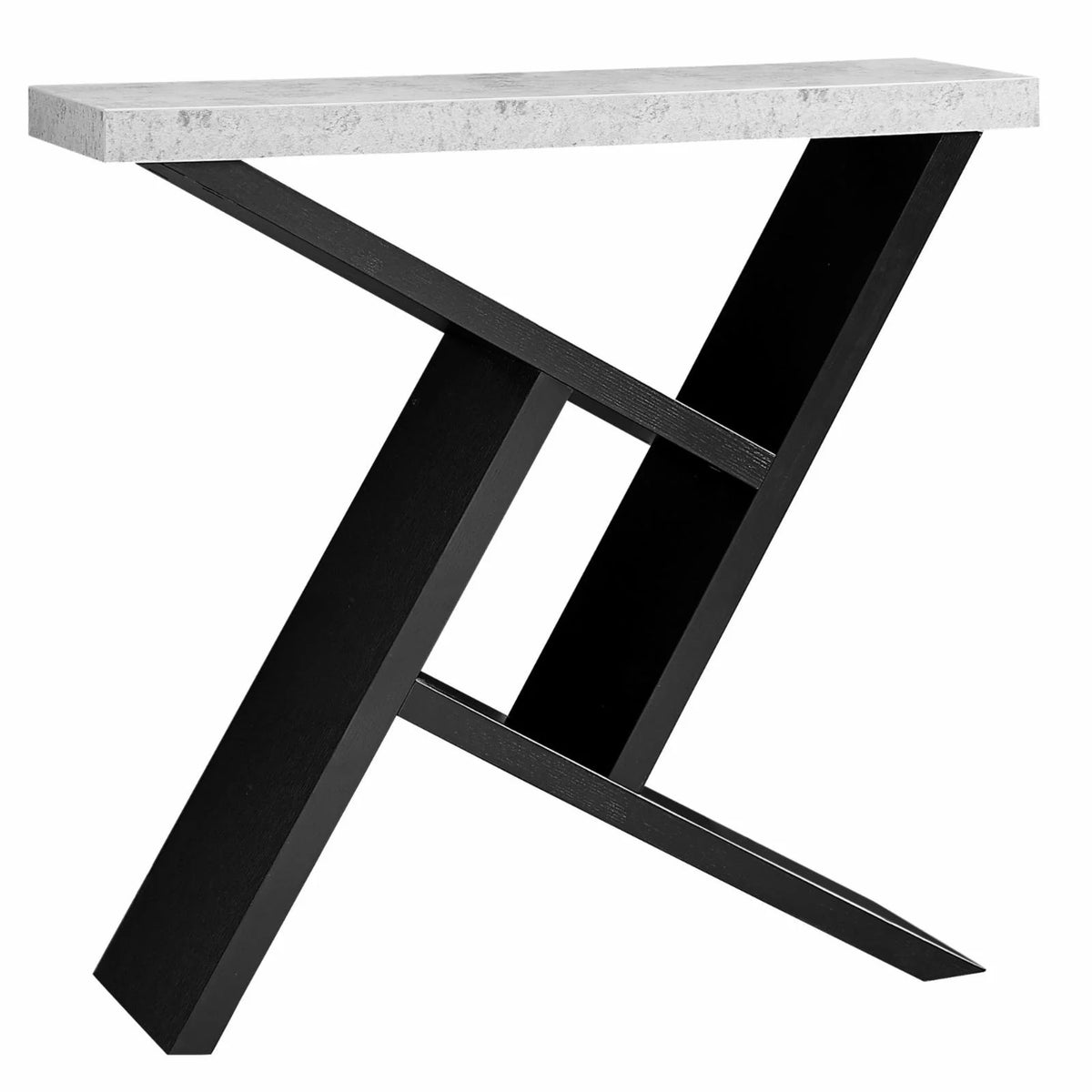 Grey And Black Laminate Accent Table D130972