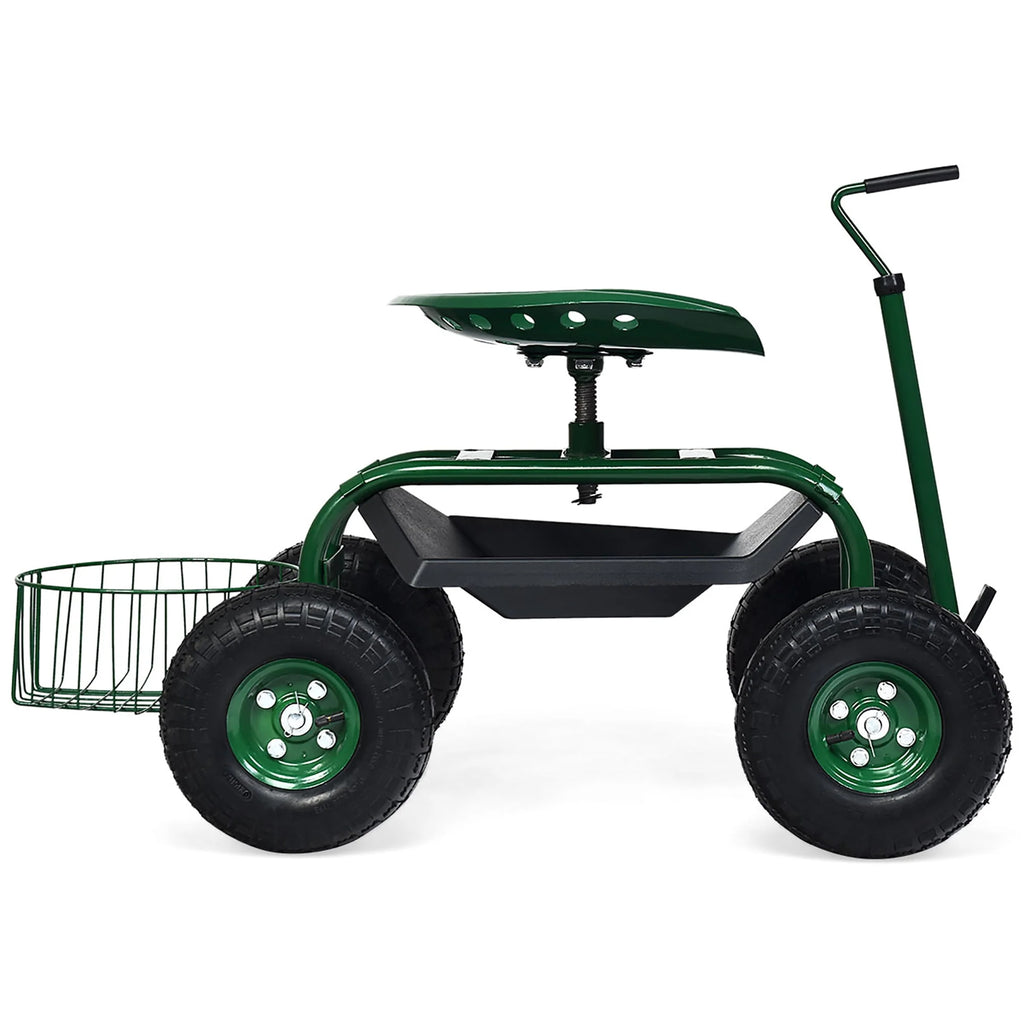 Garden Cart Rolling Work Seat K650892