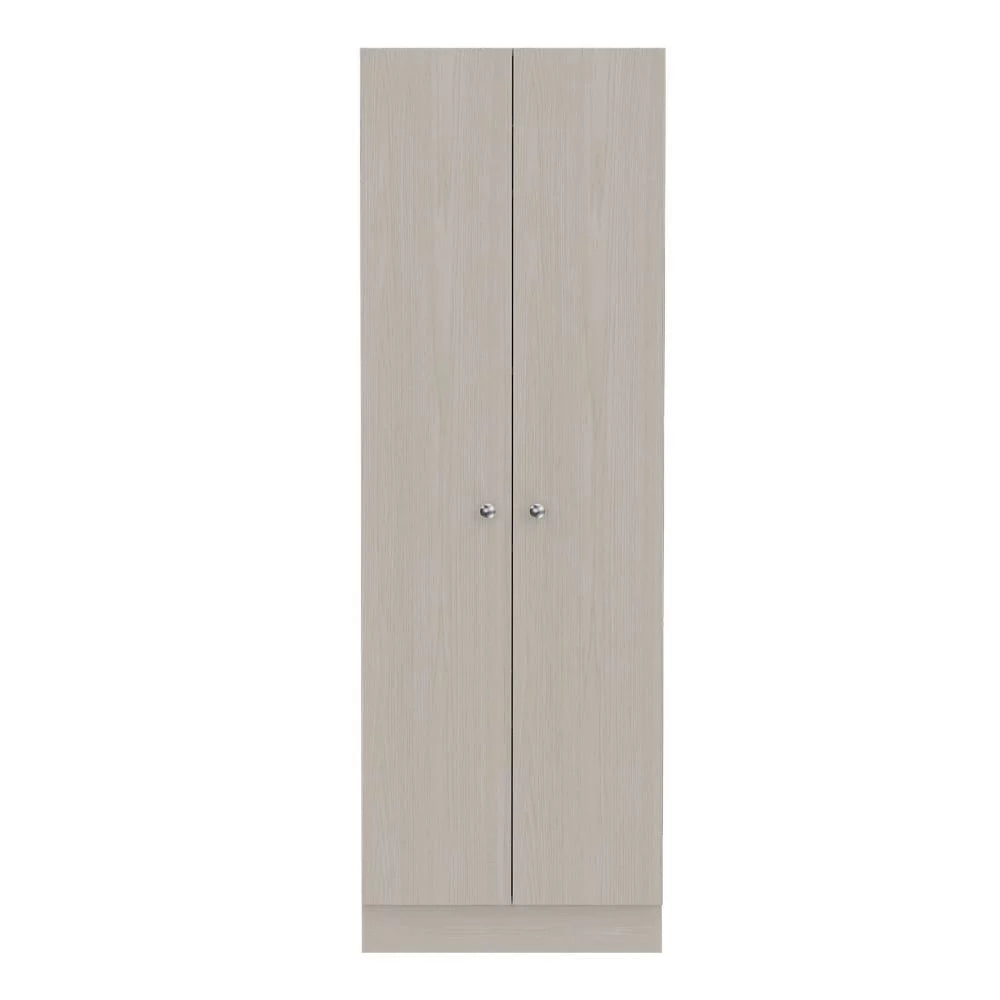 White Washed Oak 2-Door Storage Cabinet I2331