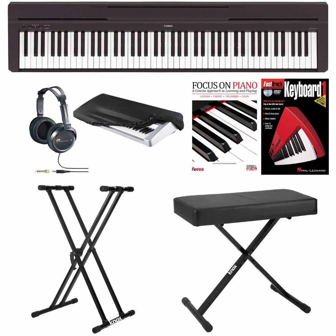 Digital Piano with Bench, Stand, Headphones, Dust Cover M869489