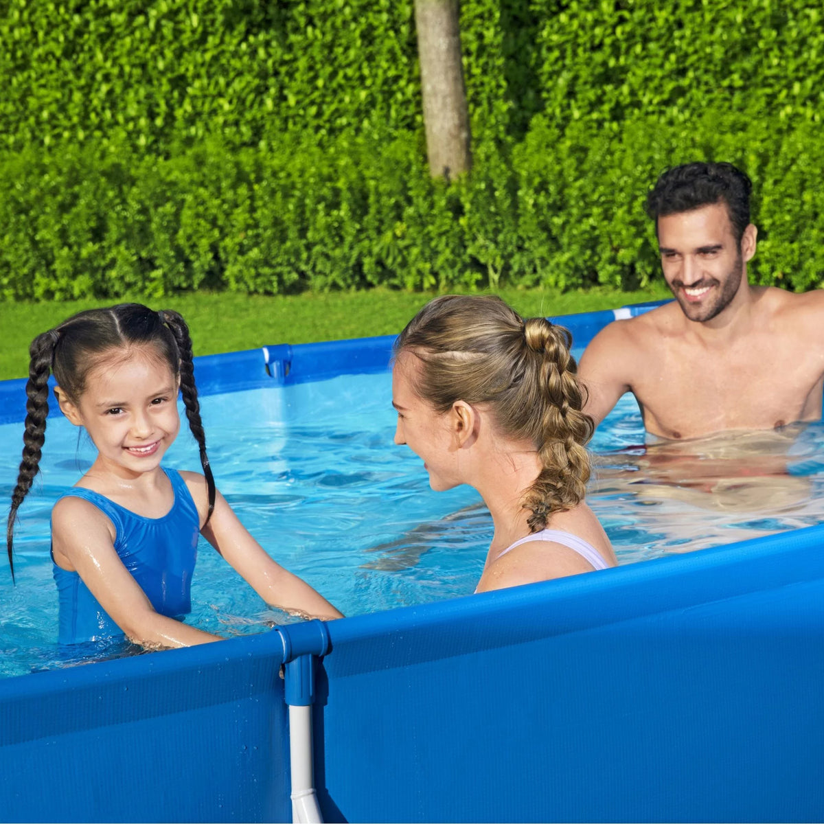 Rectangular Above Ground Swimming Pool Set S51079