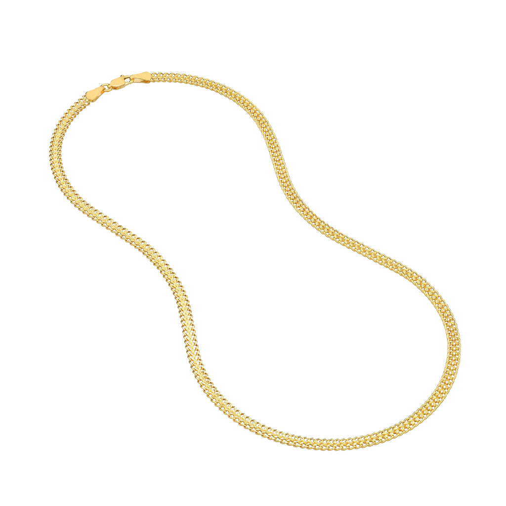 14K Yellow Gold 20" 4.3mm Diamond Cut Chain Necklace Z429669