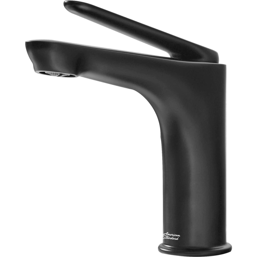 Polished Chrome Single Hole Bathroom Faucet with Drain A22284
