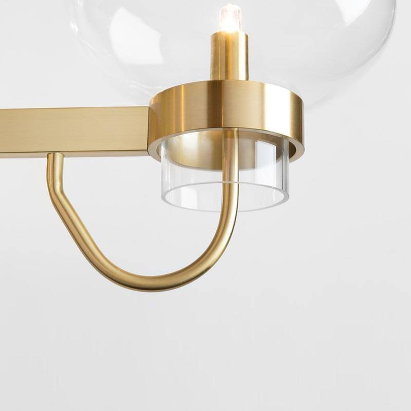 Polished Nickel 3 Light Semi-Flush Mount H85964