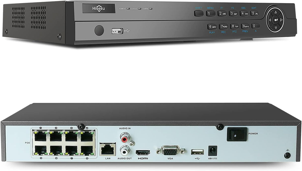 4K 16CH PoE Network Video Recorder J3533