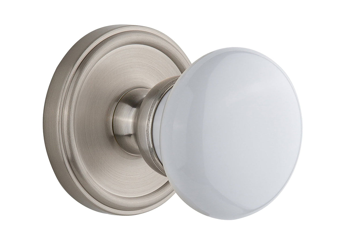 Satin Nickel Single Dummy Rosette U252