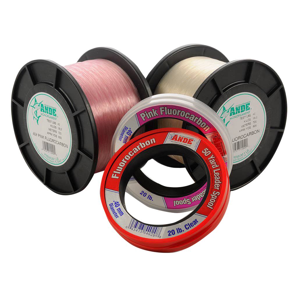 Fluorocarbon Leader Pink 80 50yd Q7137