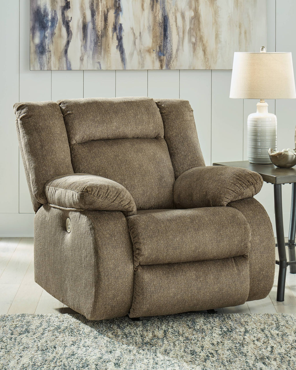 Mocha Power Rocker Recliner H619