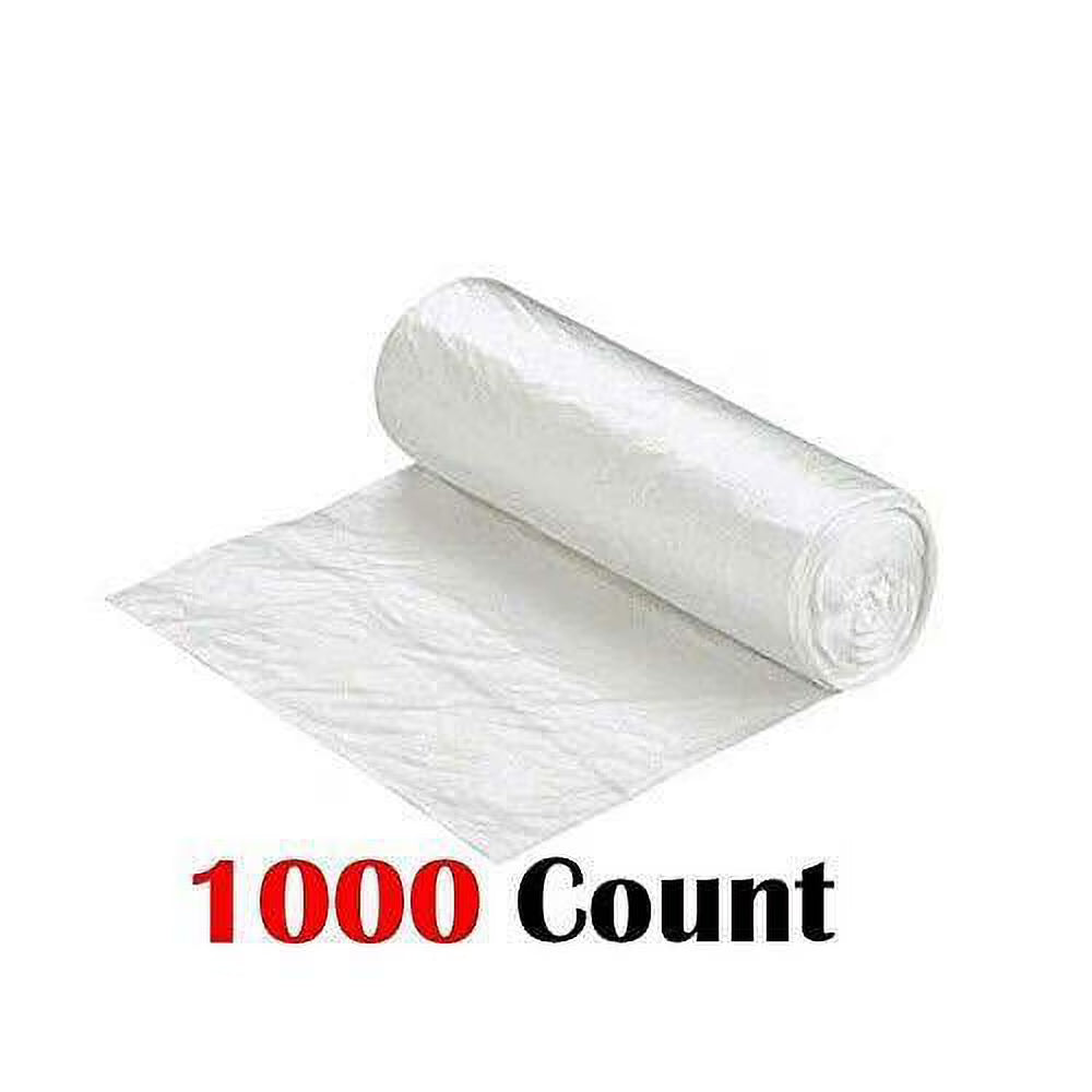 Clear 6 Micron High Density Trash Can Liner C9941