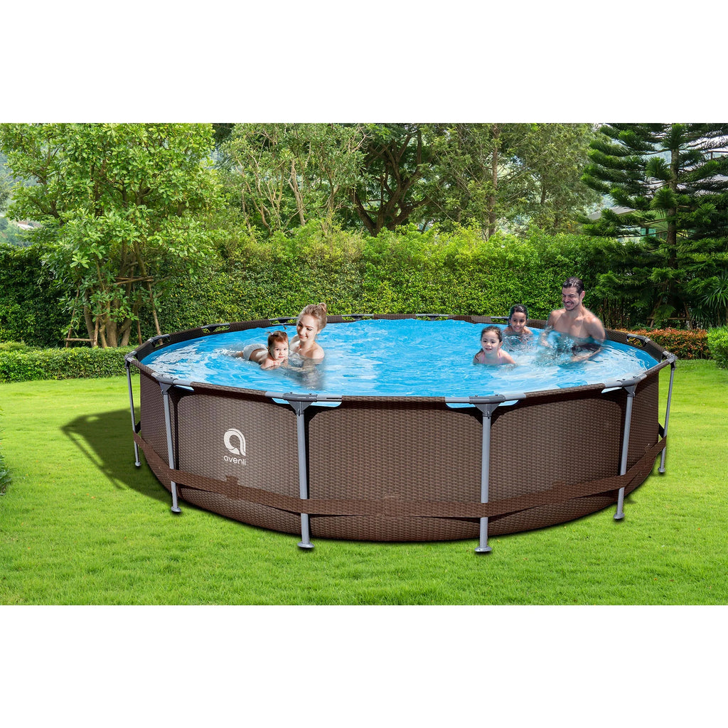 15 Foot x 33 Inch Steel Frame Above Ground Swimming Pool F771