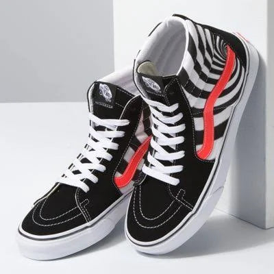 Sk8-Hi Black Fiery Coral Shoes E4620