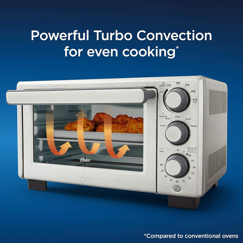 Stainless Steel Compact Countertop Oven With Air Fryer D943