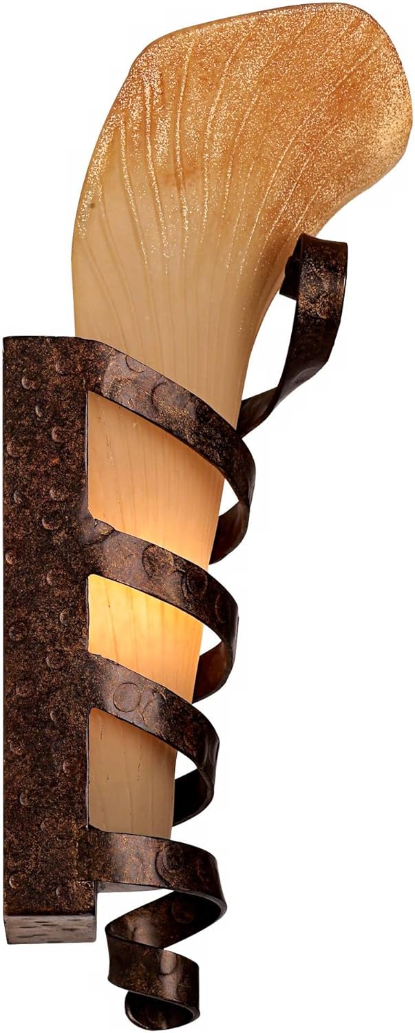 Set of 2 Rust Wall Light Sconces E7149