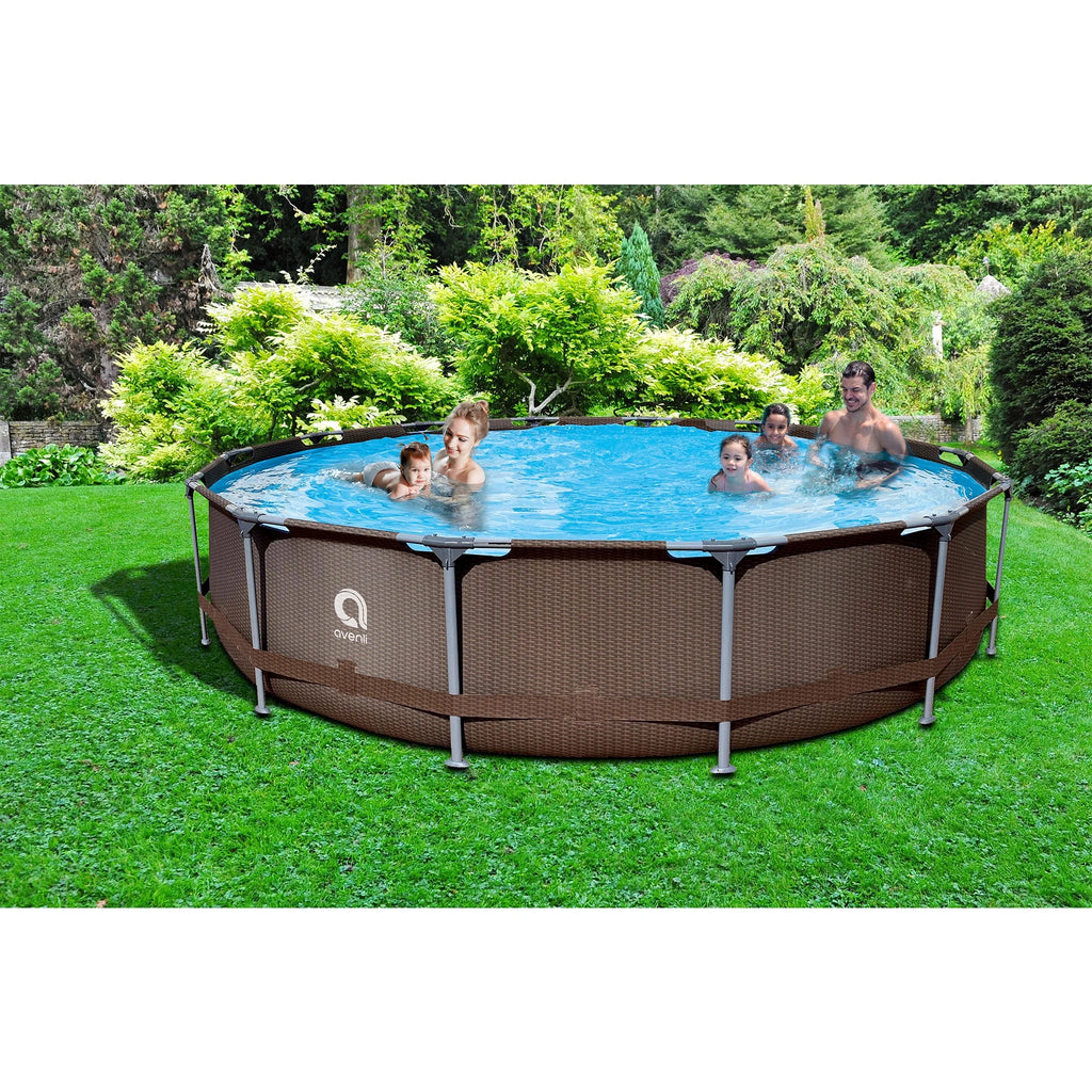 15 Foot x 33 Inch Steel Frame Above Ground Swimming Pool F771
