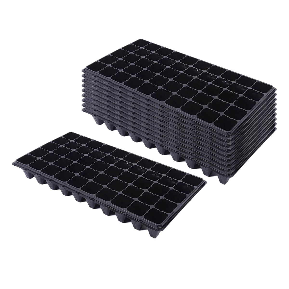 10 Pieces Seedling Trays with Holes Y196621