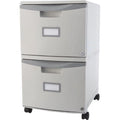 Plastic 2-Drawer Mobile File Cabinet Q7841