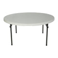 Commercial Round Folding Table 4 Pack Almond V664
