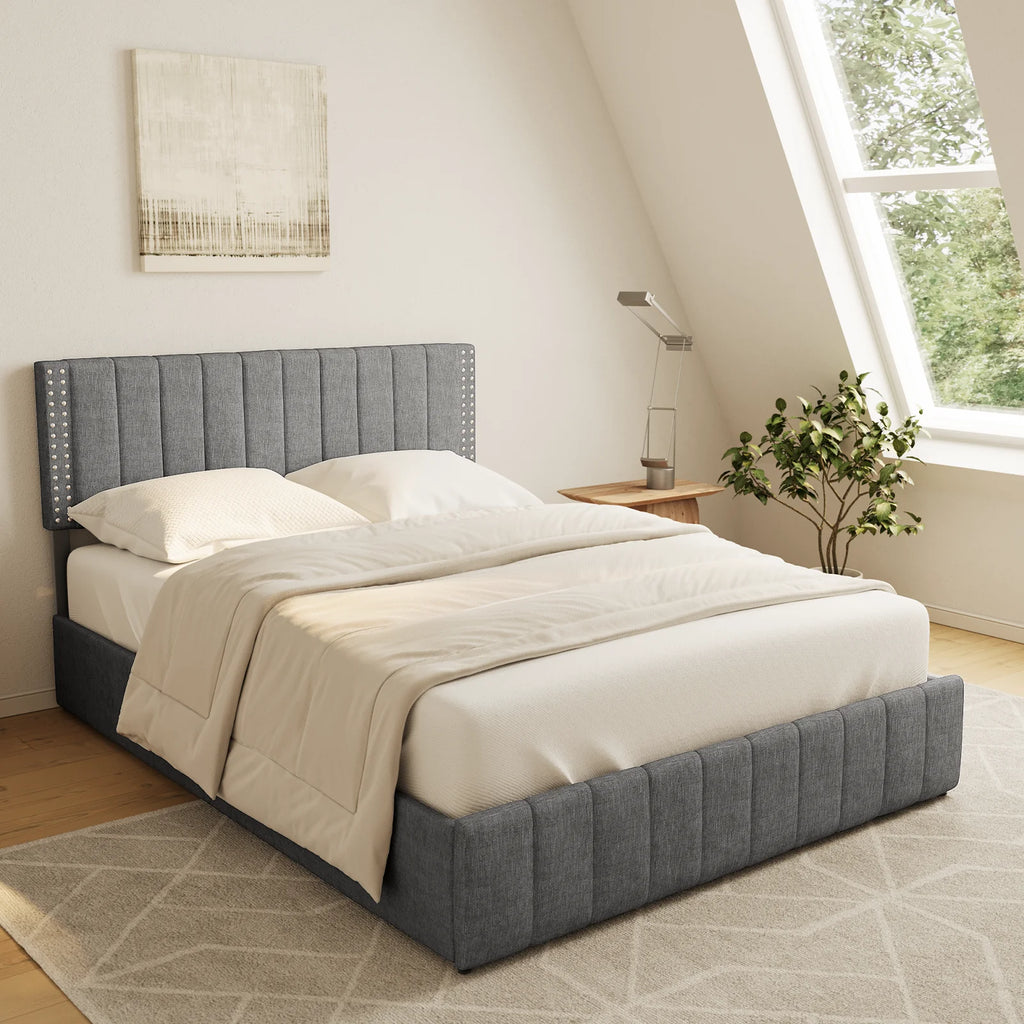Queen Bed Frame with 4 Storage Drawers V59228