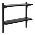 Black Mid-Century Wall Shelf G859