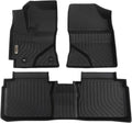 Black Heavy Duty All Weather Floor Mats for Toyota Corolla 2014-2019 Front and Rear Car Carpet O73657