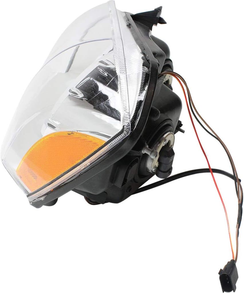 Chrome Pair Headlight for Dodge Magnum 2005 2006 2007 with Bulbs U1802