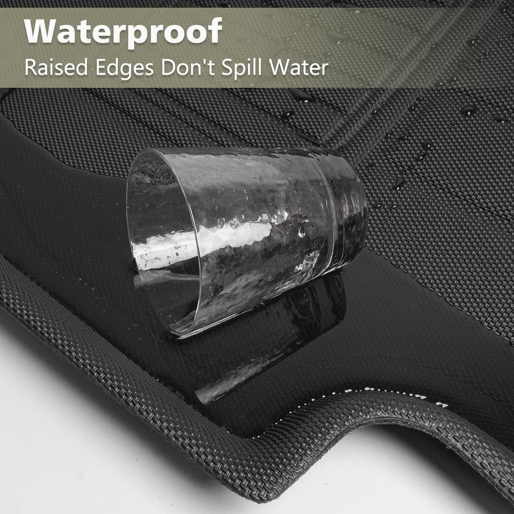 All Weather TPE Car Floor Mats Cargo Liner Black G97069