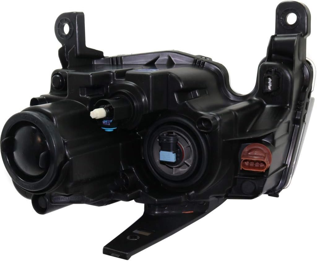 Jeep Grand Cherokee Passenger Side Black Bezel Halogen Headlight Assembly M413