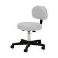 Pneumatic Massage Rolling Stool with Backrest W471