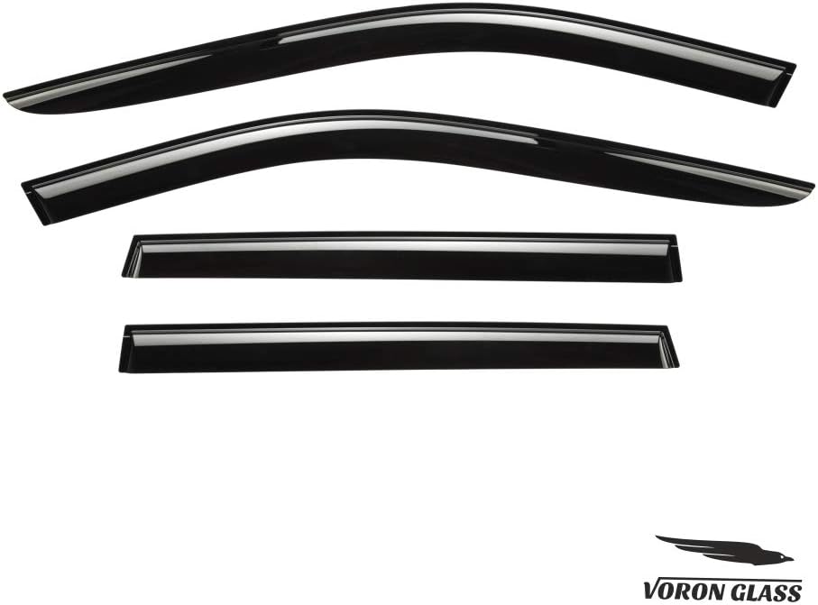 Glass Tape-on Rain Guards for Toyota RAV4 SUV, 4 Pieces K225