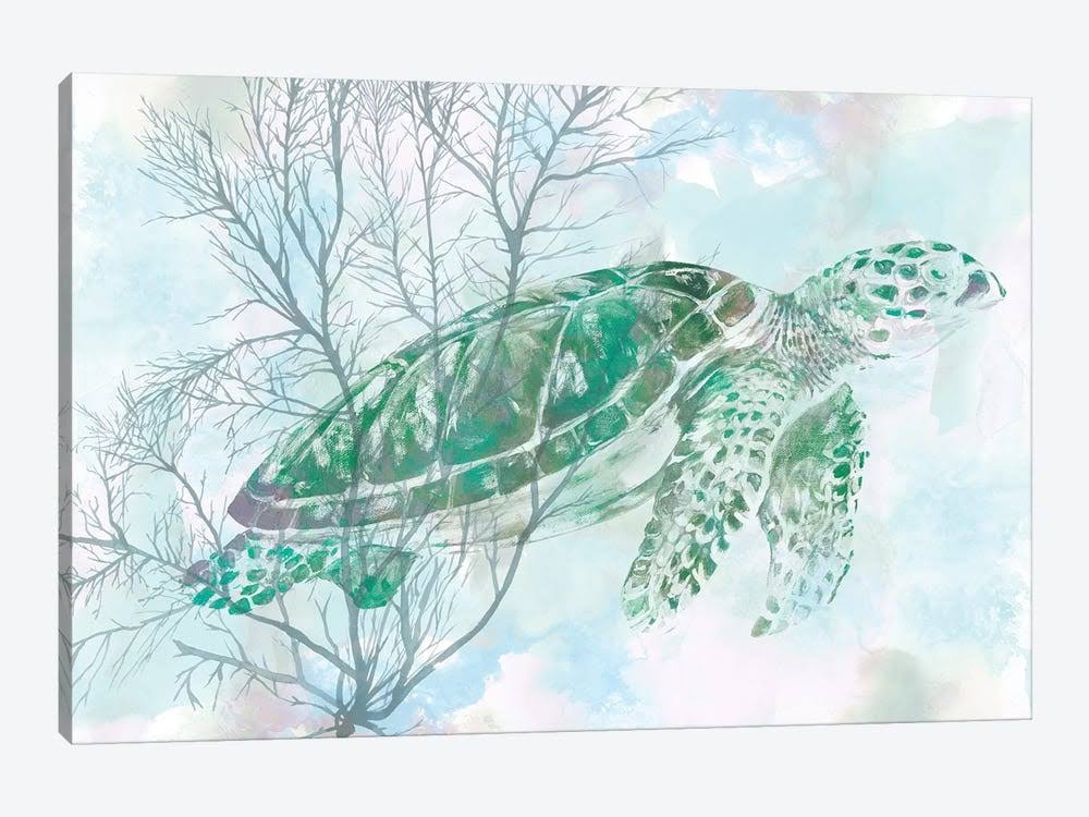 Canvas Prints Watercolor Sea Turtle Z312108