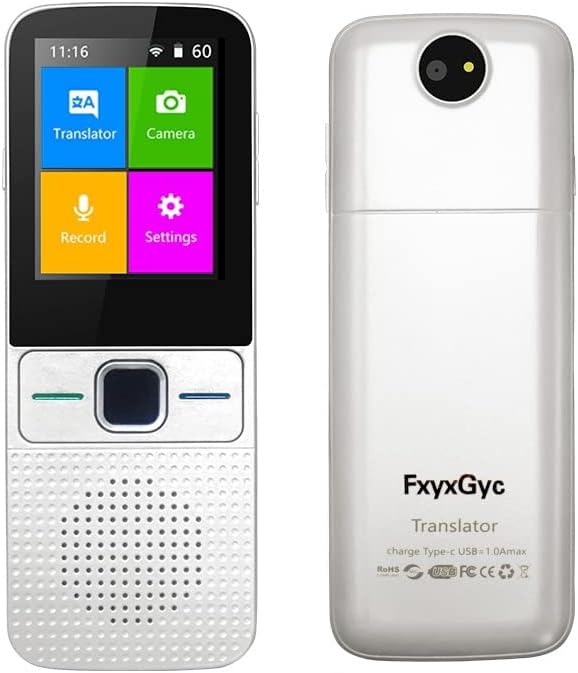 White 2.4Inch Touch Screen Translator Pack of 2 P738933