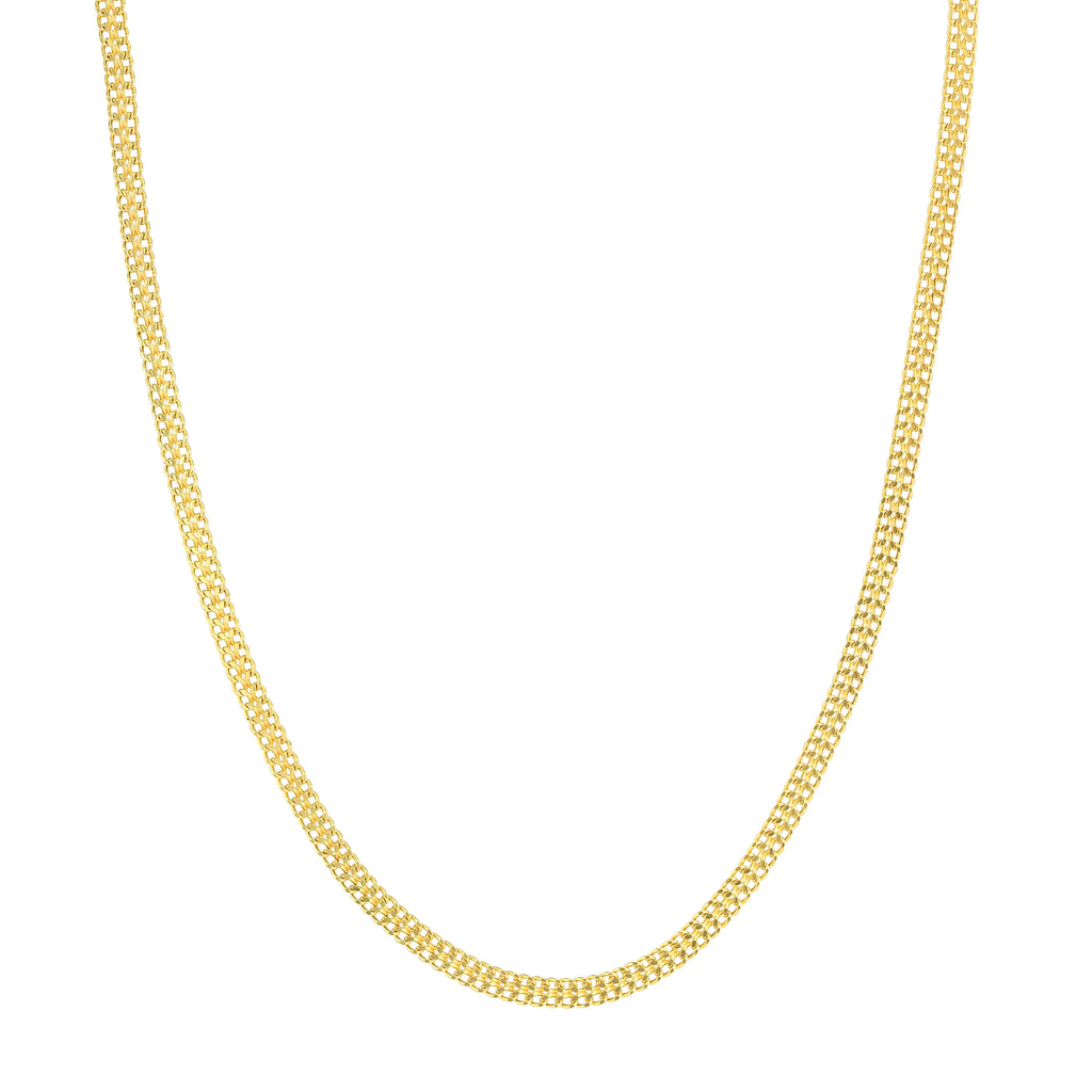 14K Yellow Gold 20" 4.3mm Diamond Cut Chain Necklace Z429669