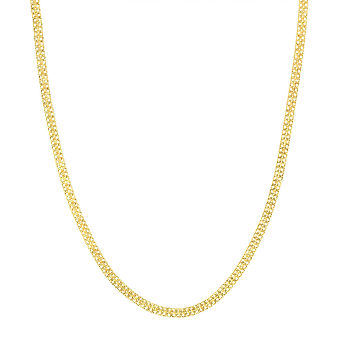 14K Yellow Gold 20" 4.3mm Diamond Cut Chain Necklace Z429669