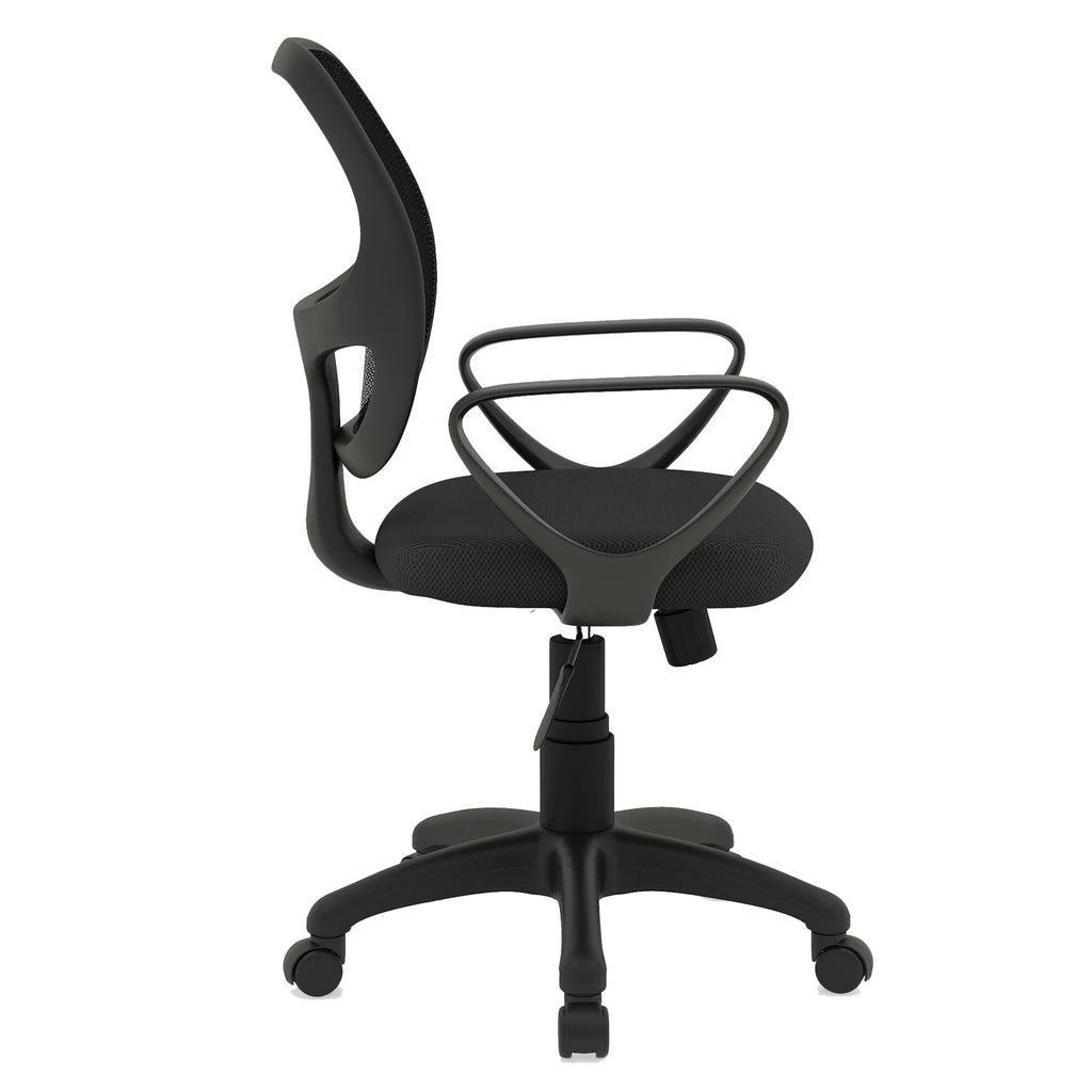 Black Adjustable Fabric Office Chair E8939