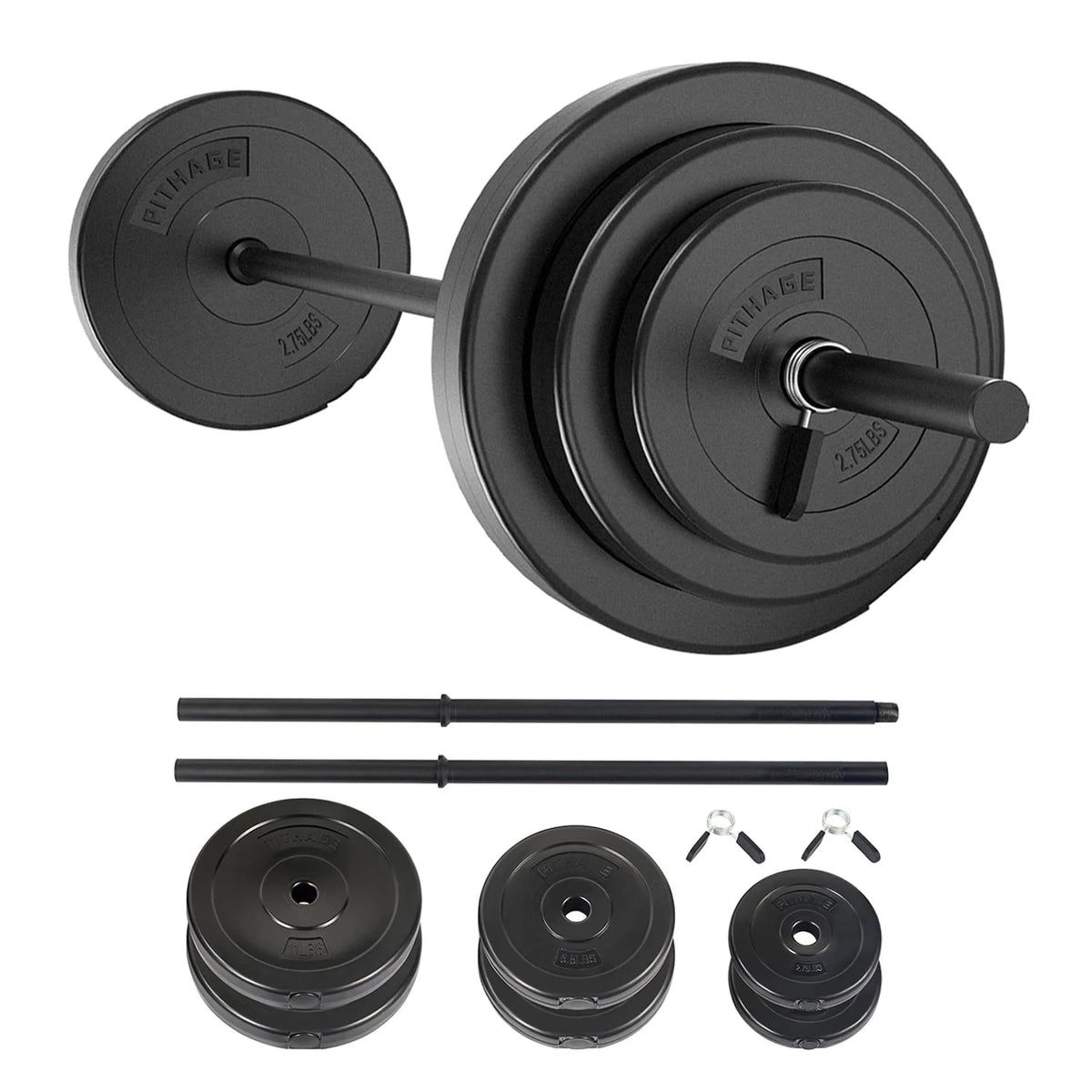 45 lbs Adjustable Barbell Weight Set C14754