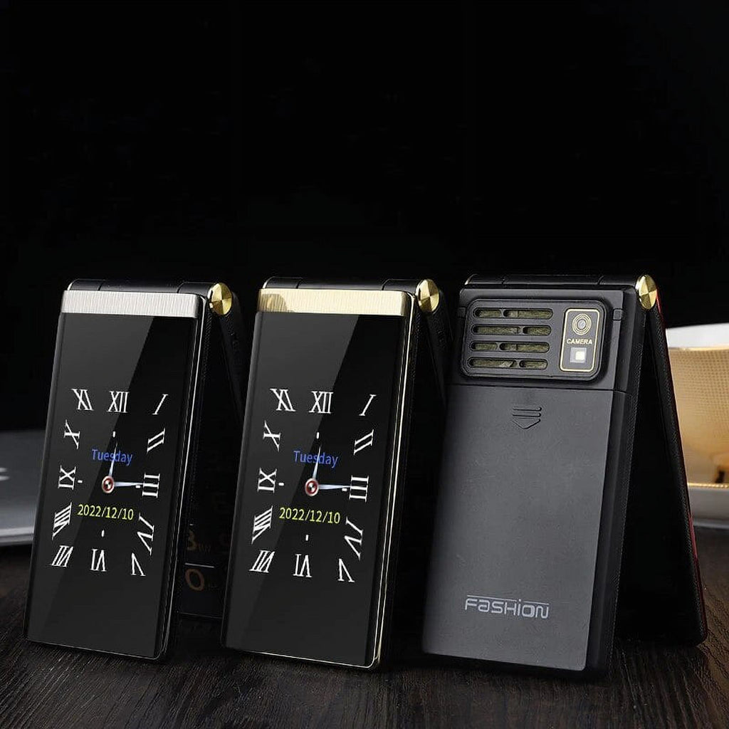 4G Flip Mobile CellPhone with Big Keyboard H65943