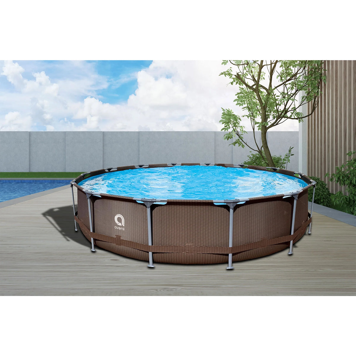 15 Foot x 33 Inch Steel Frame Above Ground Swimming Pool F771