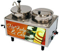 Hot Fudge/Caramel Warmer 1-Pump, 1-ladle/lid F2449