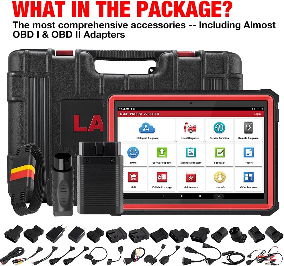 Bi-Directional Scan Tool with 31+ Reset Service, Full System Bluetooth Diagnostic Scanner, ECU Coding X14781