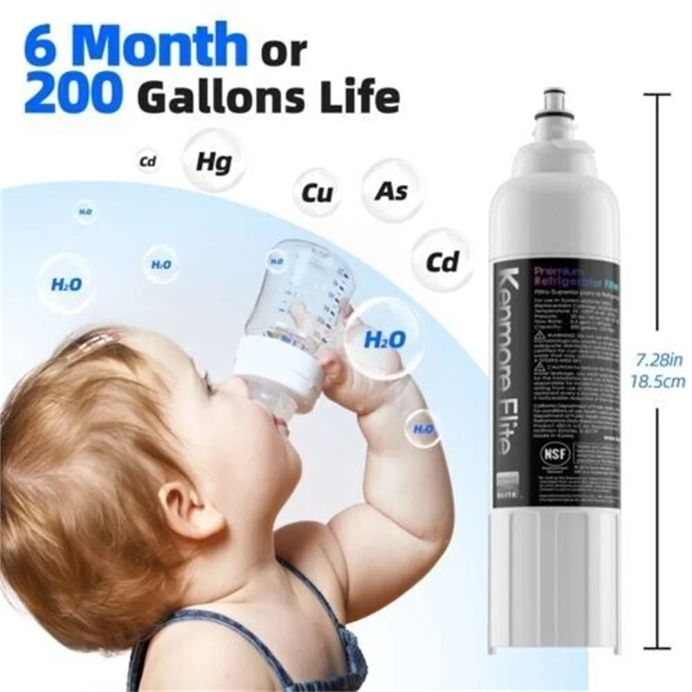 2 Pack Refrigerator Water Filter P5858