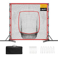 7×7ft Portable Heavy-Duty Baseball Training Net with Carry Bag I431234