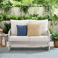Wicker Outdoor Loveseat with Cushions Z485712