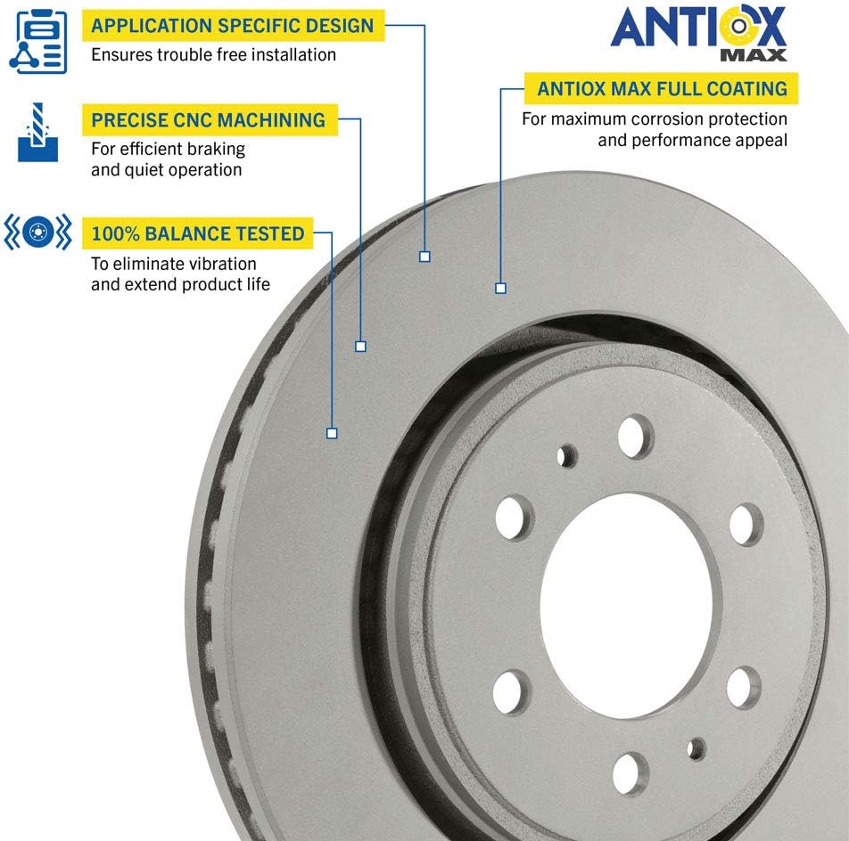 Rear Brake Rotor Pack of 2 U96265