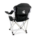 Black Reclining Camp Chair U204