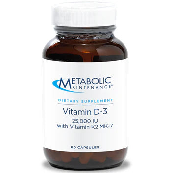 Vitamin D-3 with K2 MK-7 60 Capsules C9044