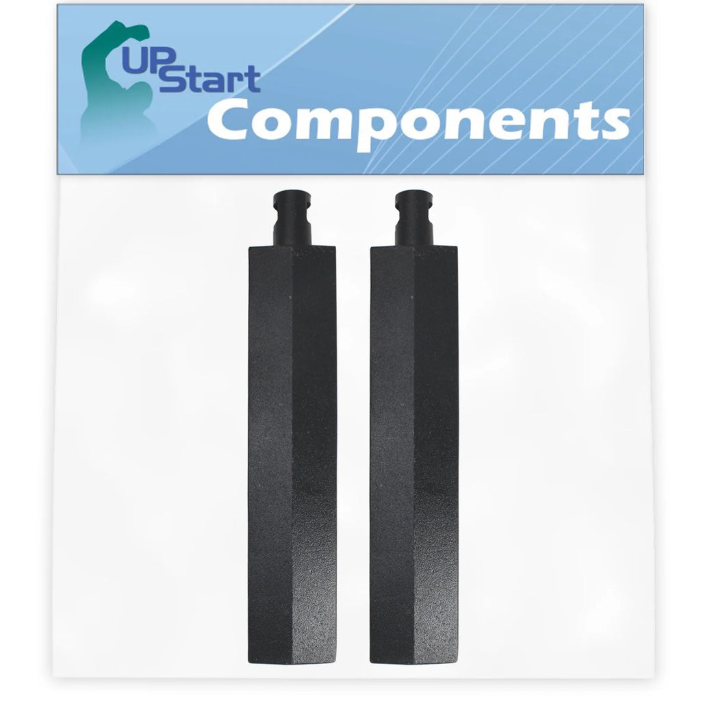 2-Pack BBQ Gas Grill Tube Burner Replacement Parts, Cast Iron Pipe Burners 15 3/4" B870934