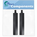 2-Pack BBQ Gas Grill Tube Burner Replacement Parts, Cast Iron Pipe Burners 15 3/4" B870934