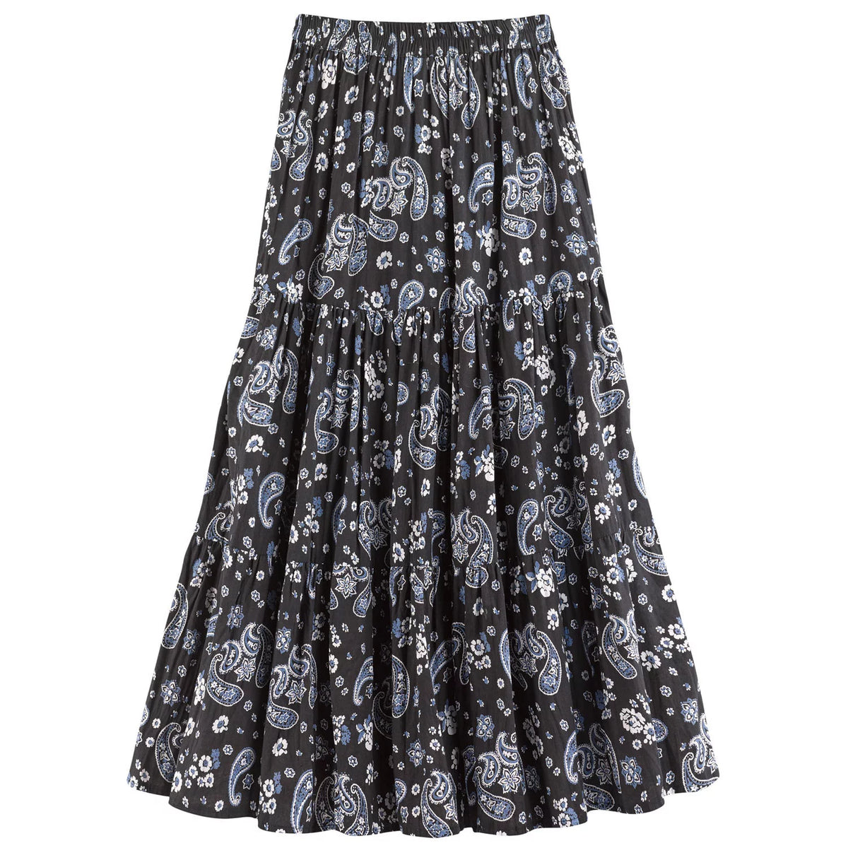 Rust XL 36"L Reversible Boho Maxi Skirt C37875