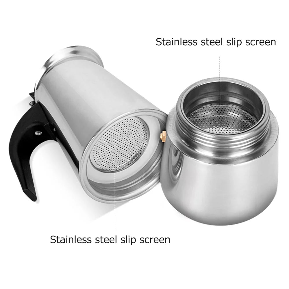 Stainless Steel Portable Electric Coffee Maker A516337