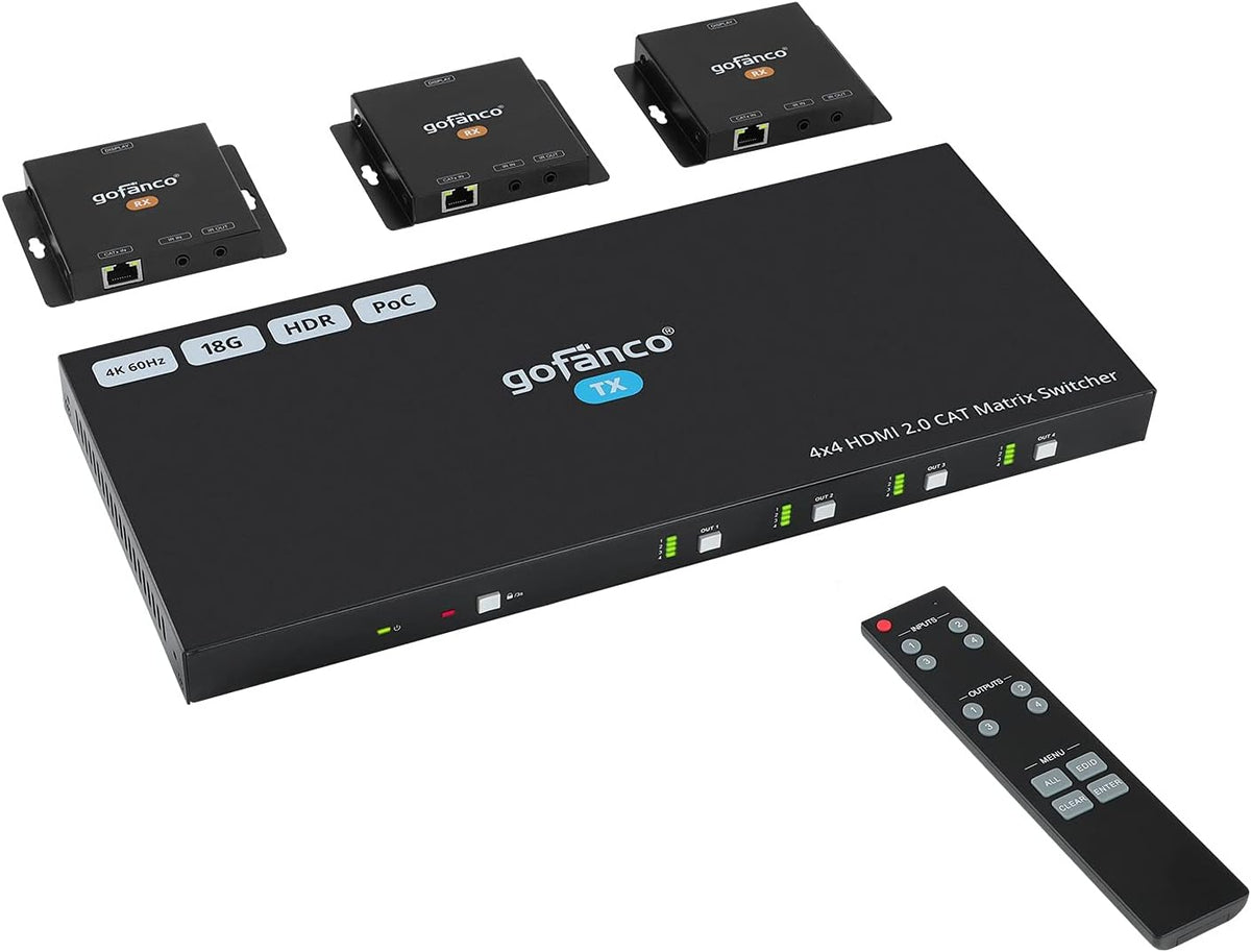 1x2 HDMI Extender Splitter Full HD 1080p Over Cat5e/Cat6/Cat7 Ethernet Cable C931